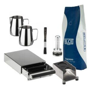 Siebträgermaschinen Zubehör Profi Set L + 1Kg Kaffee Gratis