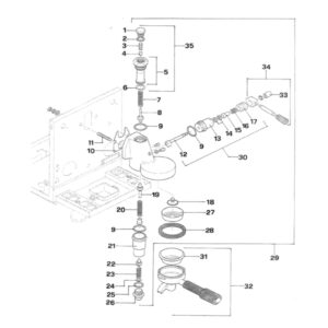 Rocket Espresso Milano R Cinquantotto Brühgruppe