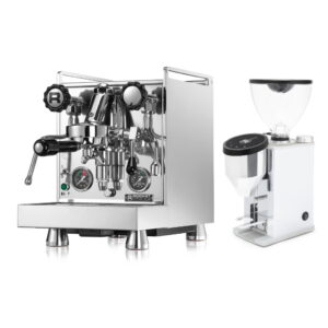Rocket Espresso Milano MOZZAFIATO CRONOMETRO R MIT SHOT TIMER + Nuovo Faustino CHROM