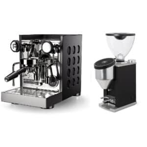 ROCKET ESPRESSO MILANO Appartamento TCA Schwarz/Schwarz + Nuovo FAUSTINO matt Schwarz